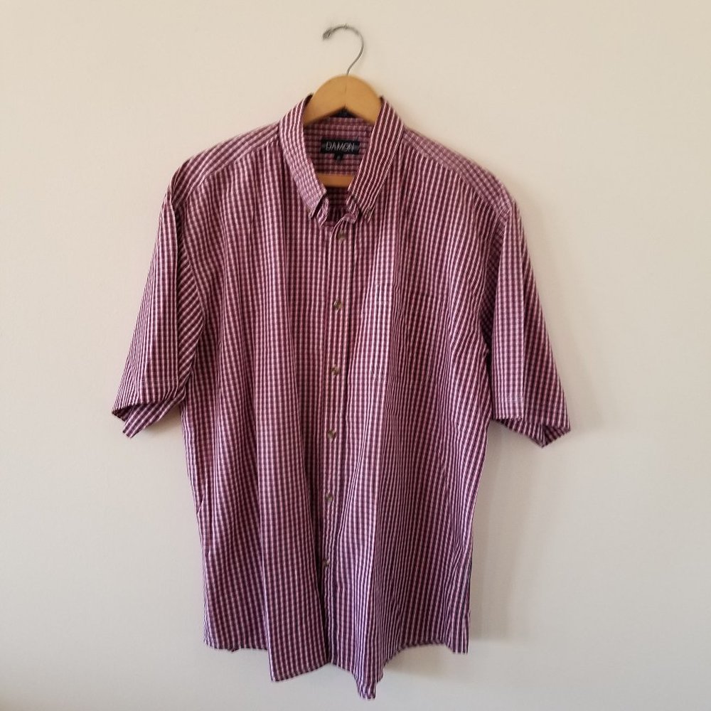 Damon Men's Short Sleeve Button Down Shirt